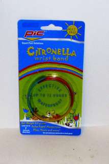 Citronella Deet Free Wrist Band Effective For 72 Hours  