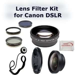 Digital Accessory Kit For Canon EOS 20D, 30D, 40D Digital SLR Cameras 