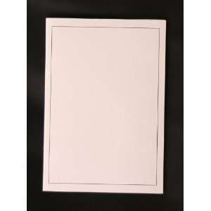  4 x 6 White Vertical (Portrait) Cardboard Picture Folder 