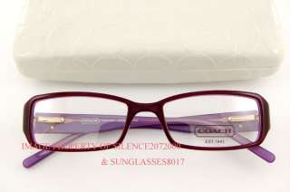 Brand New COACH Eyeglasses Frames 2038 PANCHALI PURPLE 100% Authentic 