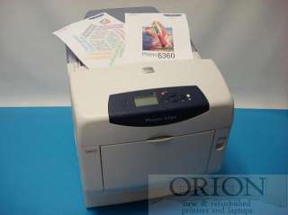 Xerox Phaser 6360 Dn Color Laser Printer 0095205431483  