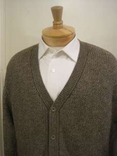   Raphael 100% Merino Wool Natural Color Cardigan Sweater NWT $185 Med
