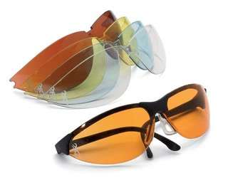 BROWNING ACE SHOOTING GLASSES COLORED UV PROTECT LENSES  