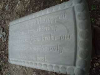 New heart of gold concrete bench mold  