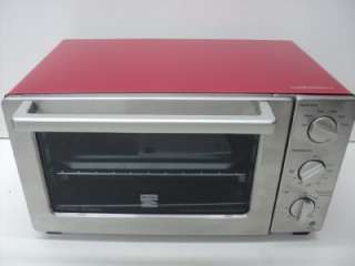 Kenmore 6 Slice Convection Toaster Oven Red 04606 Note  
