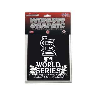   Louis Cardinals 2011 National League Champions Window Graphic (Small