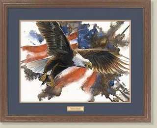 Janene Grende Framed Bald Eagle print FREEDOM FLIGHT  