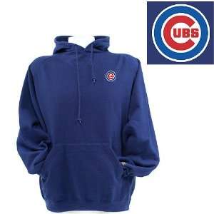 Chicago Cubs MLB Goalie Hooded Sweatshirt by Antigua (Dark Royal 