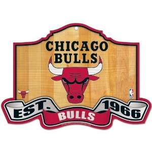 NBA Chicago Bulls Sign   Wood Est Style ~SALE~ Sports 