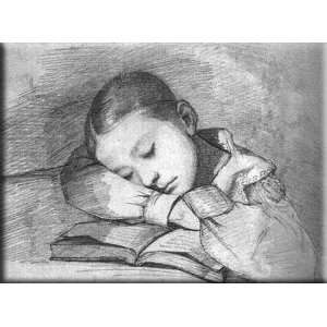  Portrait of Juliette Courbet as a Sleeping Child 30x22 