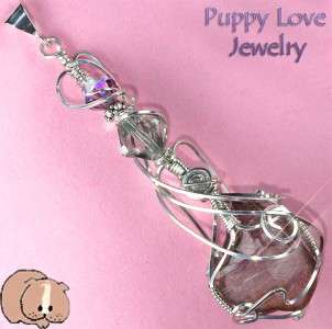 PUPPYLOVE Melodys Stone Super Seven Crystal Wire Wrap Pendant 