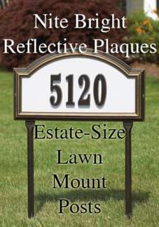 Lawn Mounting Posts are sold only with Estate Size Nite Bright 