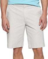 Alfani Shorts, Troy Yard Dyed Pattern Flat Front Shorts