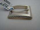 David Yurman Sterling Silver Thoroughbred Belt Buckle N