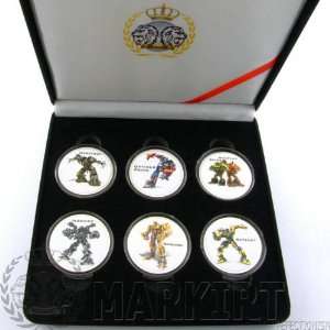  TRANSFORMERS PHOTO 6 COIN SET GIFT SYP211 