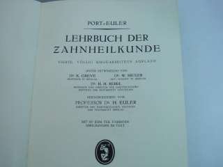 ANTIQUE 1929 GERMAN MEDICAL BOOK – DENTISTRY TEXTBOOK  