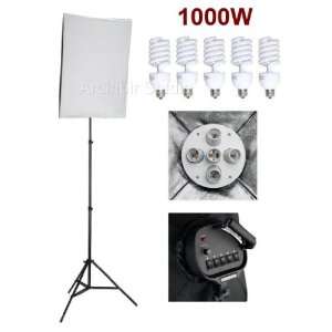   Softbox Lighting Kit with Continuous Light, Diffuser Socket and Light