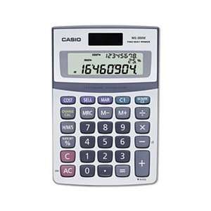  MS 300M Tax and Currency Calculator, 8 Digit LCD