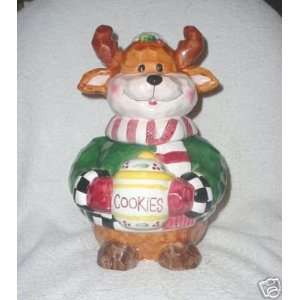  Reindeer Cookie Jar 