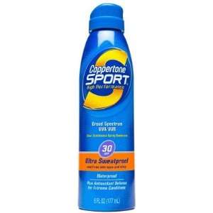  Coppertone  Sport Spray Sunscreen, SPF 30, 6oz Health 