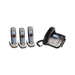 Corded/Cordless Phone System With Digital Answering Machine (3 Handset 