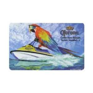  Collectible Phone Card 10m Corona Beer Issue Parrot With 