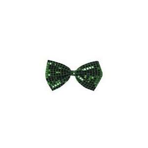 Glitzy Green Sequin Bow Tie, Costume Hats