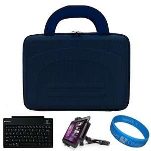  Nylon Blue Durable Cube Carrying Case for Creative ZiiO 10 
