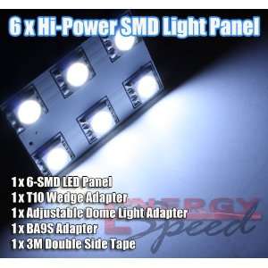 25~1.72super Bright 6 smd 5050 Lux1 LED Panel Lights Universal Fit 
