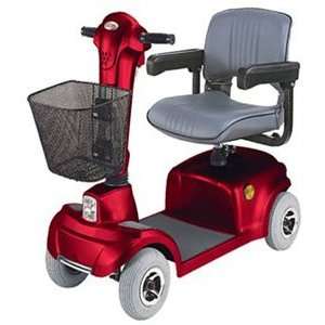  Economy Four Wheel Scooter, Burgundy with White Glove 