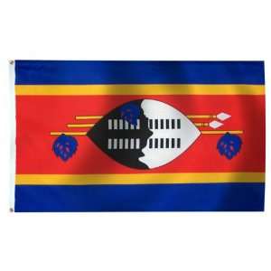  Swaziland Flag 3X5 Foot E Poly Patio, Lawn & Garden