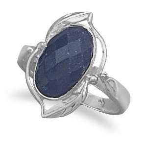  Oval Rough Cut Sapphire Ring (9) Jewelry