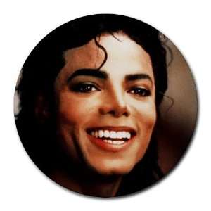  Cute Michael Jackson Round Mouse Pad