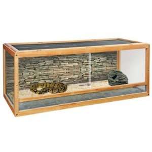  Penn Plax Snake Habitat with Wood Frame, 47 by 20 by 20 