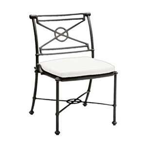  Woodard 850312 43 06W SLF Delphi Side Outdoor Dining Chair 