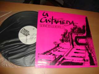 La Castañeda SERVICIO GENERALES 1 Vinyl LP 250 COPIES ONLY Caifanes 