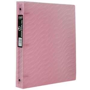  Pink 1 inch Wave Design Binder   Sold individually Office 