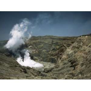  Steam Plume off Boiling Acid Lake, Naka Dake Active Crater 
