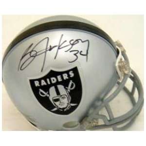 Bo Jackson Autographed Mini Helmet