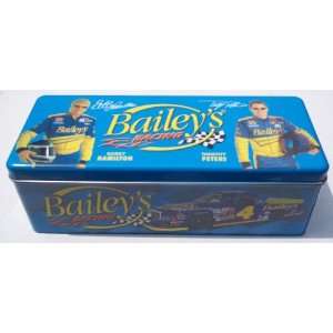  Baileys NASCAR Racing Tin   Bobby Hamilton & Timothy 