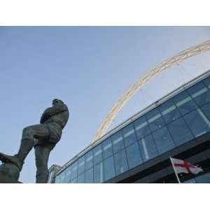 Bobby Moore Statue at Wembley Stadium, Brent, London, England 