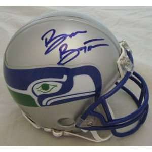 Brian Bosworth Autographed Seattle Seahawks Mini Helmet