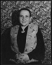Carl Van Vechten , Portrait of Gertrude Stein, 1934