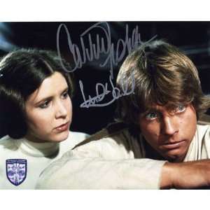 Carrie Fisher and Mark Hamill Leia and Luke   Star Wars   Dual 