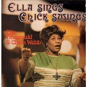   CHICK SWINGS LP (VINYL) UK EMBER 1975 ELLA FITZGERALD AND CHICK WEBB