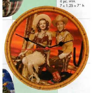  Roy Rogers and Dale Evans Wall Clock 