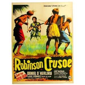   of Robinson Crusoe Poster Mexican B 27x40 Dan OHerlihy Jaime Fernndez