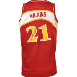 Dominique Wilkins Autographed Jersey  Details Atlanta Hawks 