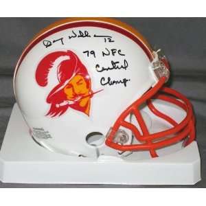 Doug Williams Autographed Mini Helmet   Bucs   Autographed NFL Mini 