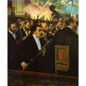 FRAMED oil paintings   Edgar Degas   32 x 38 inches   The Orchestra at 